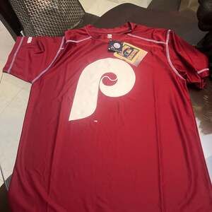 New Philadelphia Phillies Stitches Cooperstown Collection Maroon Sublimated Jers